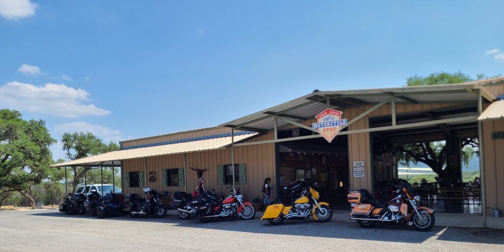 Frio Canyon Motorcycle Stop