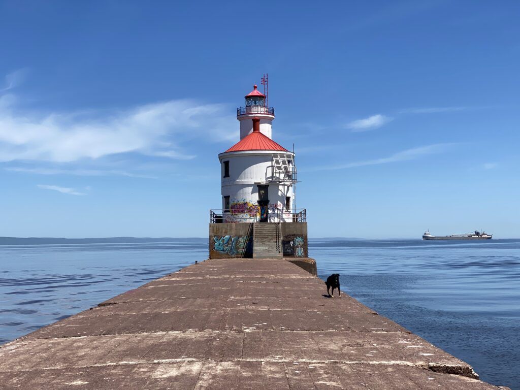 Duluth South Breakwater Outer Lighthouse & Superior Entry Lighthouse