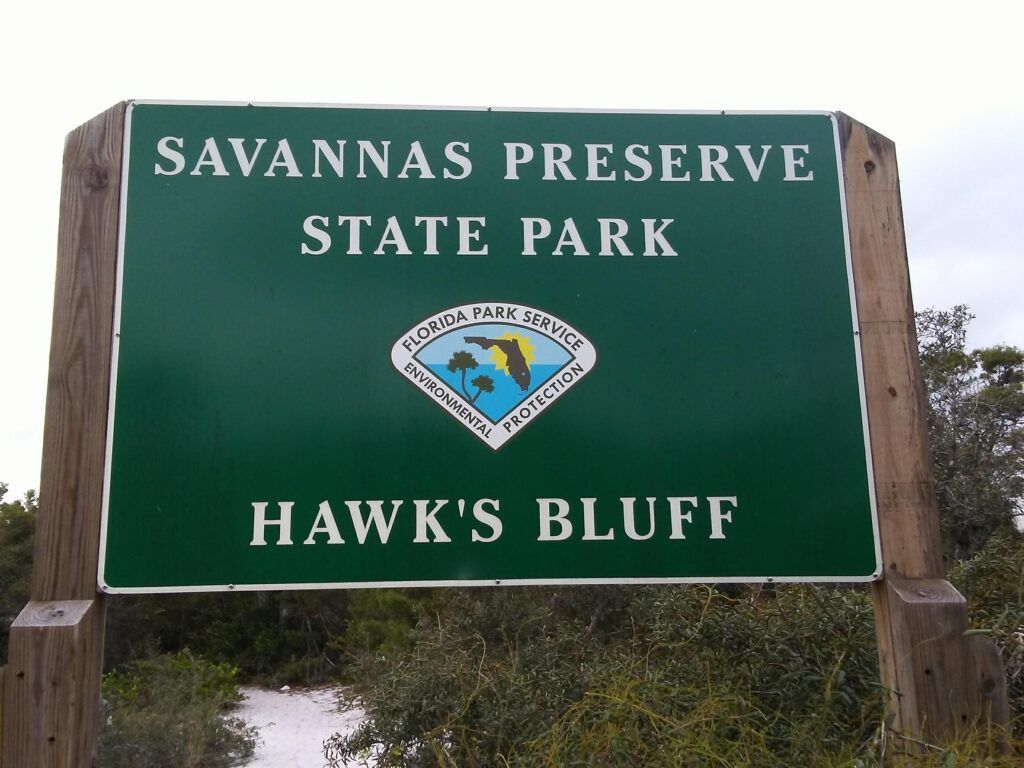Savannas Preserve State Park - Hawk's Bluff Trail
